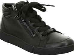 Boots<Ara - Wijdte G - 14435 01 - Zwart - Uitneembaar voetbed