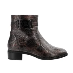 Korte Halfhoge Laarzen<Ara - Wijdte H- Graz - 31803 13 - Bruin - Uitneembaar voetbed