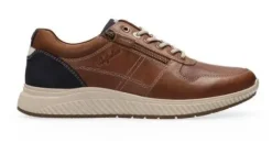 Veterschoenen<Australian - Hurricane - 15 1528 - Cognac - Uitneembaar voetbed