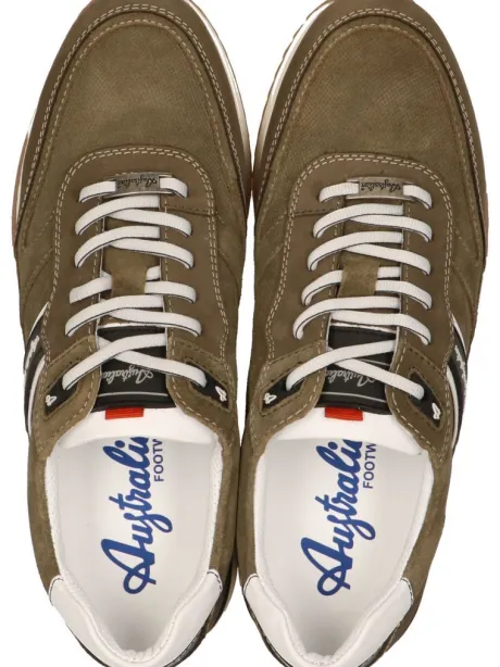 Veterschoenen<Australian - Wijdte G - Filmon - 15 1600 03 E00 - Groen - Uitneembaar voetbed