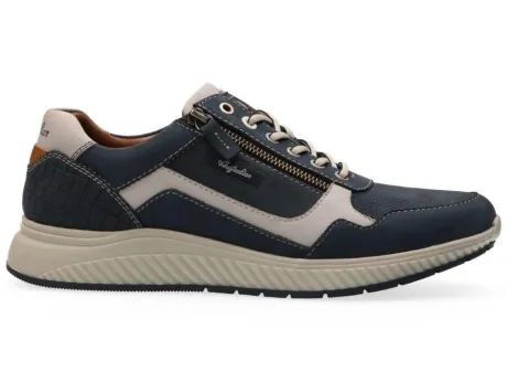 Veterschoenen<Australian - Wijdte G - Hatchback 15.1607.01 - Blauw - Uitneembaar voetbed
