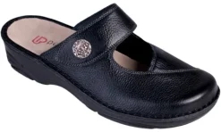 Slippers<Berkemann - Heliane 03457 - Zwart - Uitneembaar voetbed