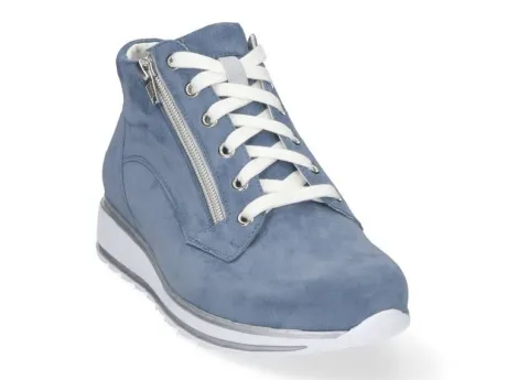 Boots<Durea - Wijdte K plus - 9767 9041 - Jeans - Uitneembaar Voetbed