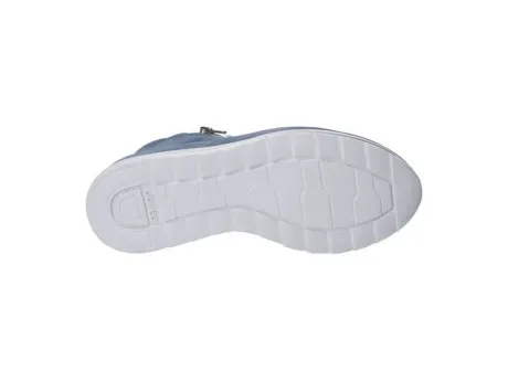 Boots<Durea - Wijdte K plus - 9767 9041 - Jeans - Uitneembaar Voetbed