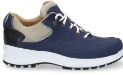 Wandelschoenen|Veterschoenen<Durea - City Hike - 6266 - Blauw - Uitneembaar voetbed