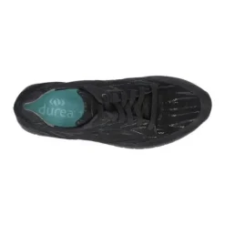 Veterschoenen<Durea - Citywalker - Wijdte H - 6148 - Zwart - Uitneembaar voetbed