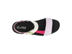 Sandalen<Durea - Wijdte - H - 7418 485 - Roze - Uitneembaar voetbed