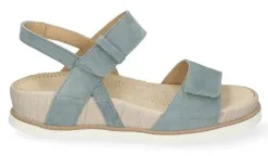 Sandalen<Durea - Wijdte E - 7417 384 - Mint - Uitneembaar voetbed