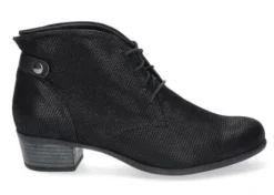 Boots<Durea - Wijdte E - 9603 9802 - Zwart - Uitneembaar voetbed