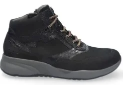 Boots<Durea - Wijdte E - 9778 0685 - Zwart - Uitneembaar voetbed