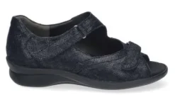 Sandalen<Durea - Wijdte G - 7395 9528 - Blauw - Uitneembaar voetbed