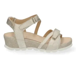 Sandalen<Durea - Wijdte G - 7421 1024 - Goud - Uitneembaar voetbed
