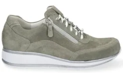 Veterschoenen<Durea - Wijdte G - 6263 8210 - Groen - Uitneembaar voetbed