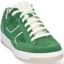 Veterschoenen<Durea - Wijdte G - 6299 1575 - Groen - Uitneembaar voetbed