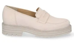 Instapschoenen<Durea - Wijdte H - 5747 0229 - Beige - Uitneembaar voetbed