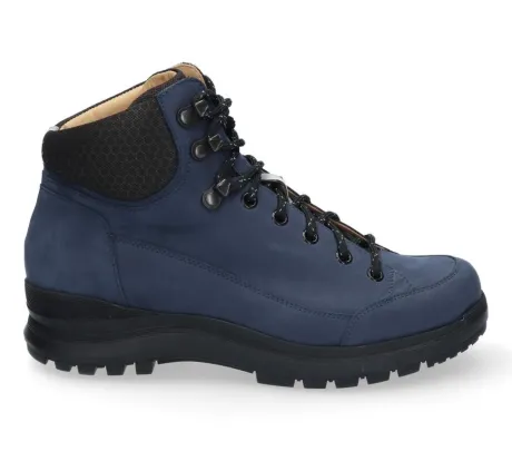 Wandelschoenen|Boots<Durea - Wijdte H - 9765 176 - Blauw - Uitneembaar Voetbed