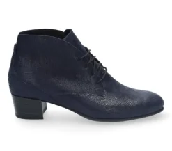 Boots<Durea - Wijdte H - 9812 1310 - Blauw - Uitneembaar voetbed