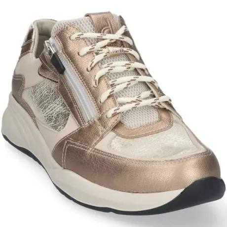 Veterschoenen<Durea - Wijdte H - 6295 1495 - Brons - uitneembaar voetbed