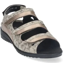 Sandalen<Durea - Wijdte H - 7426 1536 - Goud - Uitneembaar voetbed