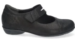 Bandschoenen<Durea - Wijdte H - 5737 0535 - Zwart - Uitneembaar voetbed