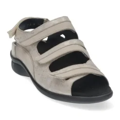 Sandalen<Durea - Wijdte H - 7409 - Taupe - Uitneembaar Voetbed