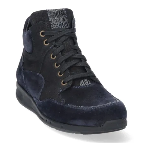 Boots<Durea - Wijdte H - Blauw - 9735 9994 - Uitneembaar voetbed