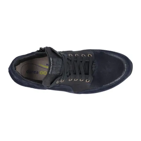 Boots<Durea - Wijdte H - Blauw - 9735 9994 - Uitneembaar voetbed