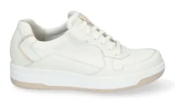 Veterschoenen<Durea - Wijdte H - Wit - 6275 - Uitneembaar Voetbed