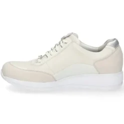 Veterschoenen<Durea - Wijdte K - 6263 1491 - Beige - Uitneembaar voetbed