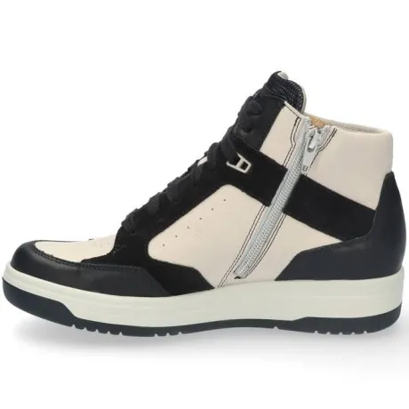 Boots<Durea - Wijdte K - 9792 1334 - Beige - Uitneembaar voetbed