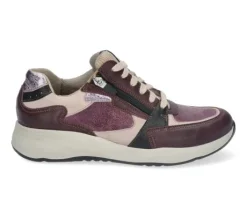 Veterschoenen<Durea - Wijdte K - 6295 1342 - Bordo - Uitneembaar voetbed