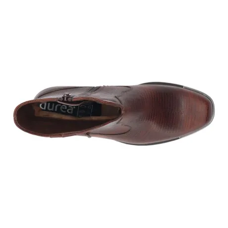 Korte Halfhoge Laarzen<Durea - Wijdte K - 9753 1268 - Bruin - Uitneembaar voetbed