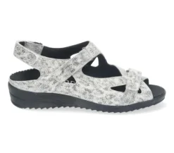 Sandalen<Durea - Wijdte K - 7419 1475 - Grijs - uitneembaar voetbed