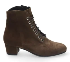 Boots<Durea - Wijdte K - 9810 1318 - Groen - Uitneembaar voetbed