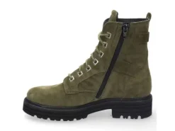 Boots<Durea - Wijdte K - 9758 0542 - Groen - Uitneembaar voetbed