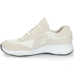Veterschoenen<Durea - Wijdte K - 6305 1614 - Offwhite - Uitneembaar voetbed