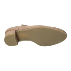 Bandschoenen<Durea - Wijdte K - 5755 1416 - Taupe - Uitneembaar voetbed