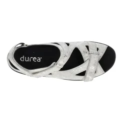 Sandalen<Durea - Wijdte K - 7376 190 - Wit - Uitneembaar voetbed