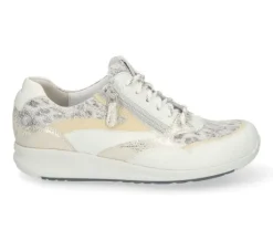 Veterschoenen<Durea - Wijdte K - 6306 1580 - Wit - Uitneembaar voetbed