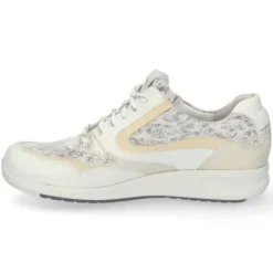 Veterschoenen<Durea - Wijdte K - 6306 1580 - Wit - Uitneembaar voetbed