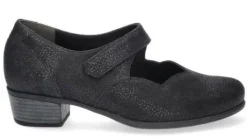 Bandschoenen<Durea - Wijdte K - 5726 9826 - Zwart - Uitneembaar voetbed