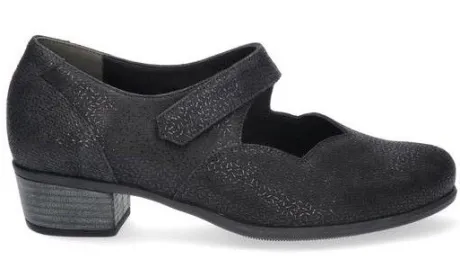 Bandschoenen<Durea - Wijdte K - 5726 9826 - Zwart - Uitneembaar voetbed