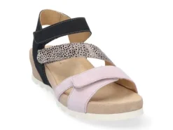 Sandalen<Durea - Wijdte K - 7405 291 - Zwart - Uitneembaar voetbed