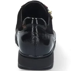 Veterschoenen<Durea - Wijdte K - 6263 1299 - Zwart - Uitneembaar voetbed