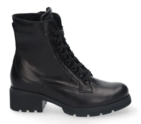 Boots<Durea - Wijdte K - 9785 0490 - Zwart - Uitneembaar voetbed