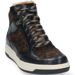 Boots<Durea - Wijdte K - 9781 1181 - Zwart - Uitneembaar voetbed