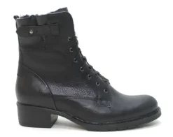 Boots<Durea - Wijdte K - 9649 8625 - Zwart - Uitneembaar voetbed