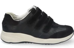 Klittenbandschoenen<Durea - Wijdte K - 6290 - Zwart - Uitneembaar Voetbed