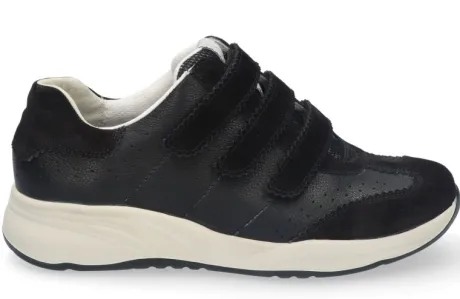 Klittenbandschoenen<Durea - Wijdte K - 6290 - Zwart - Uitneembaar Voetbed