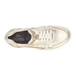 Veterschoenen<Durea - Wijdte K - Goud - 6275 - Uitneembaar Voetbed